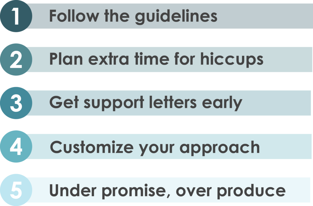 5-tips grant writing tips rules