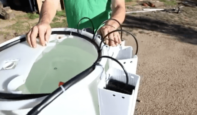 diy hydroponics barrel system