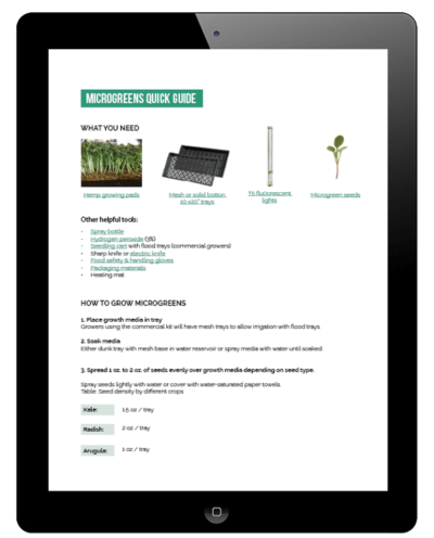 Microgreens Quick Guide