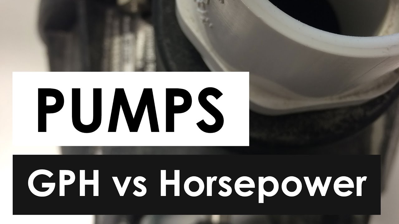 How To Choose a Hydroponic Pump Sized in Horsepower Upstart University